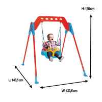 Люлка на стойка Pilsan, червена-MlK35.jpg