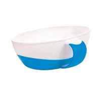 Купа за хранене с капаче и лъжица Canpol Little Cow 9м+ 350 мл, синьо-Mni5h.jpg