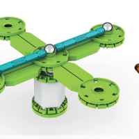 Магнитен конструктор Geomag, Mechanics, Компас, 35 части-Mv0MR.jpeg