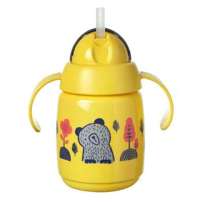 Неразливаща се чаша със сламка Tommee Tippee 300мл, SUPERSTAR жълта