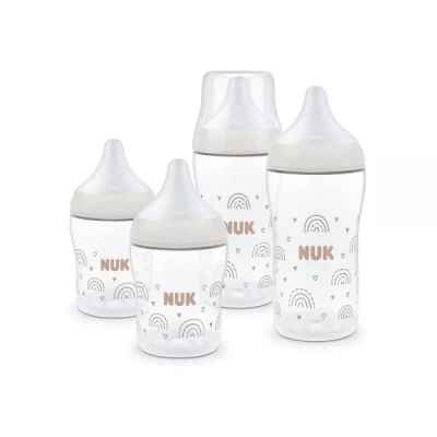 Сет шишета РР Nuk Perfect Match, 4 части - 2х150мл. + 2х260мл., Дъга