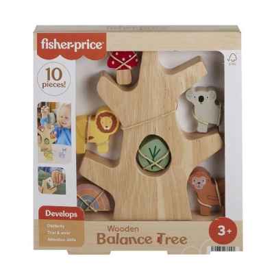 Дървена играчка за баланс Fisher Price, дърво