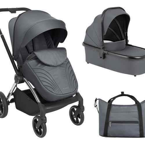 Комбинирана бебешка количка 3в1 Kikka Boo Kara, Grey РАЗПРОДАЖБА