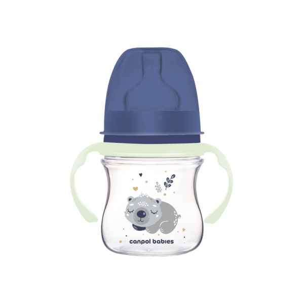 Шише с дръжки Canpol-Babies Eay Start SLEEPY KOALA, син 120 мл-NBH3Q.jpeg