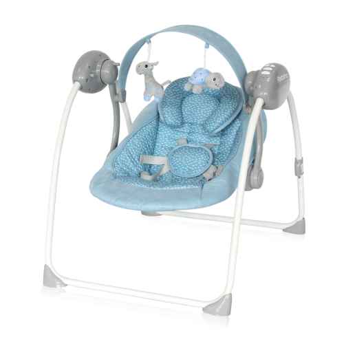 Бебешкa електрическа люлка Lorelli PORTOFINO, CAMEO BLUE 