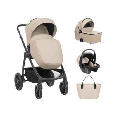 Комбинирана бебешка количка 3в1 Kikka Boo Modena, Beige