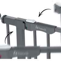 Предпазна преграда за бебе Hauck Clear Step Autoclose 2, Black-NZLNB.jpeg