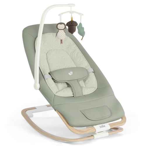 Бебешки шезлонг Joie dreamer Portrait, с вибрация и музика, Strata Mist Wood