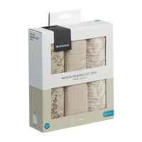 Комплект 3 бр. муселинови пелени Kikka Boo, 75х75 см Secret Garden Beige-Nq3sL.jpeg