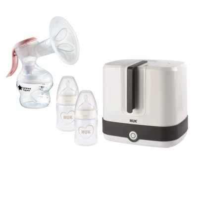 Комплект Nuk Perfect start 1 с ръчна помпа