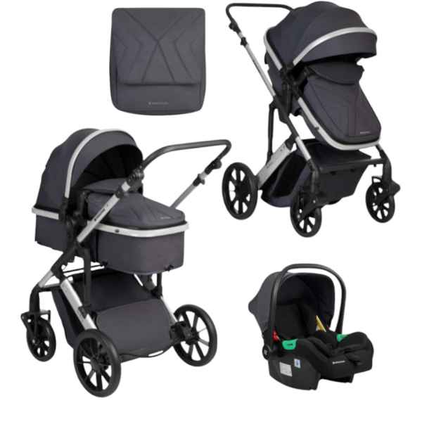 Комбинирана бебешка количка 3в1 Kikka Boo Darling, Dark Grey 2024-NyTMF.jpeg