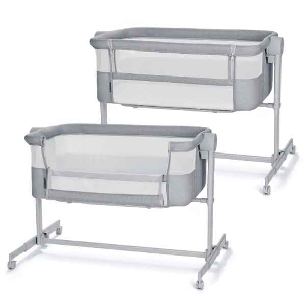 Бебешка кошара KinderKraft Nestee up 2, Light Grey-O7INe.jpeg