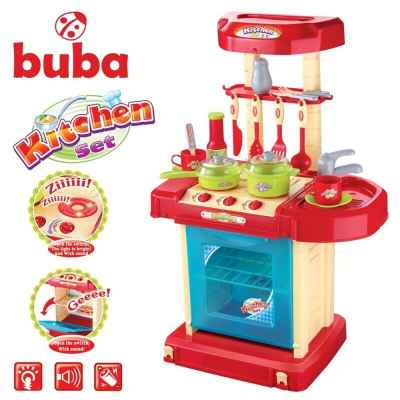 Детска кухня Buba My Kitchen, червена