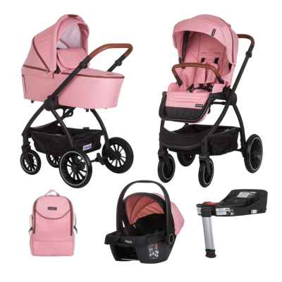 Комбинирана бебешка количка 4в1 Chipolino Престиж, Маршмелоу