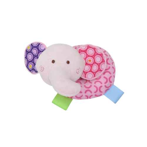 Дрънкалка Lorelli Toys DONUT, Розово слонче
