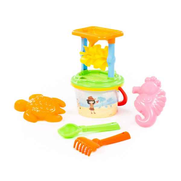 Плажен комплект Polesie Toys, с мелница розов 7 части-OOg6F.jpeg