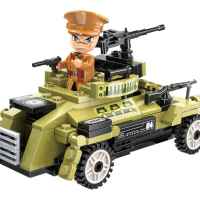 Конструктор Qman Combat Zone, Военен автомобил с оръдие, 155 части-OhF2k.jpeg