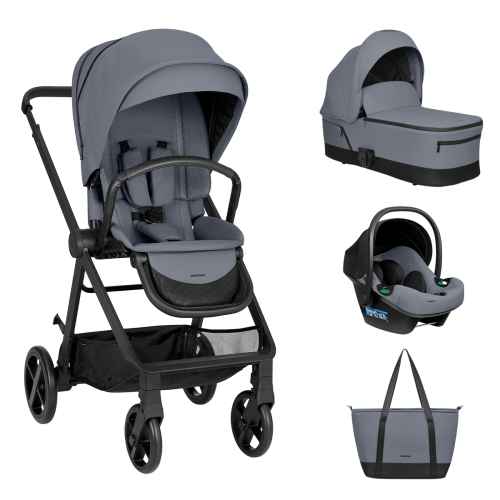 Комбинирана бебешка количка 4в1 Kikka Boo Mia, Grey 2026