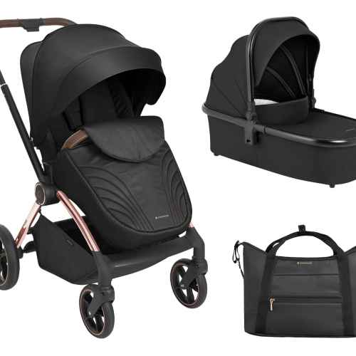 Комбинирана бебешка количка 2в1 Kikka Boo Kara, Black