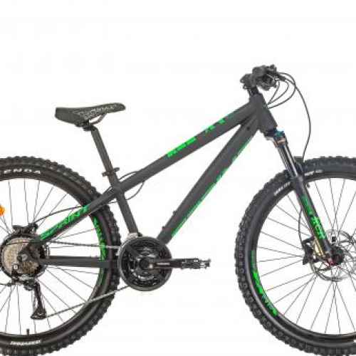 Велосипед Sprint Primus DD 26 V1, черен мат/зелен