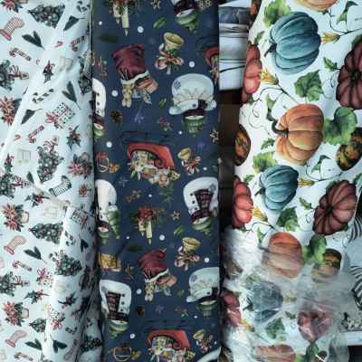 5бр. Хидрофобирана покривка за маса, 90/150 см