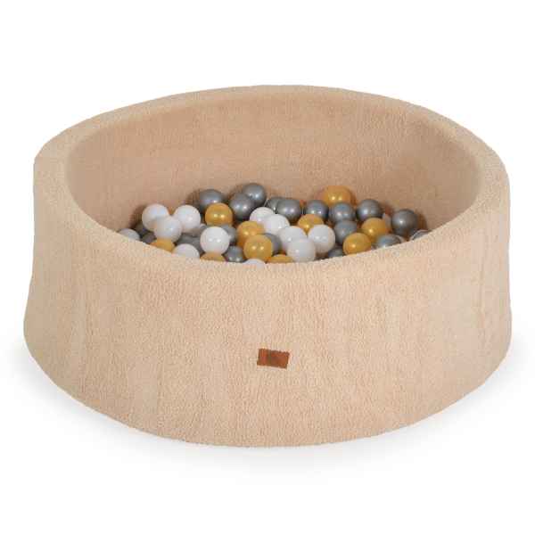 Мек басейн Moni Toys Boucle, с 200 топки бежов-PDyhX.jpeg