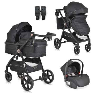 Комбинирана бебешка количка 4в1 Moni Tokyo, черен