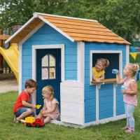 Детска дървена къща Ginger Home, двор и градина, синя-PIG2q.jpeg