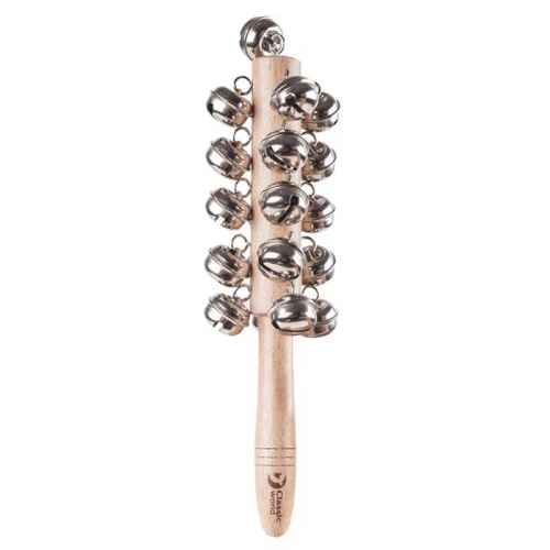 Музикален инструмент Classic World, дървен стик със звънчета