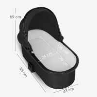 Комбинирана бебешка количка 2в1 Kikka Boo Tiffany, Black 2024-PRNGr.jpeg