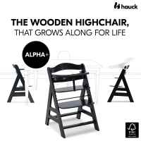Дървено столче за хранене Hauck Alpha+, black-PVlpf.jpeg
