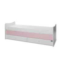 Бебешко легло Lorelli MAXI PLUS NEW 70/160, БЯЛО/ORCHID PINK-3BOX-PW4ot.jpeg
