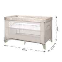 Бебешка кошара 2 нива Lorelli Carina, Blue stars-PZ42D.jpeg