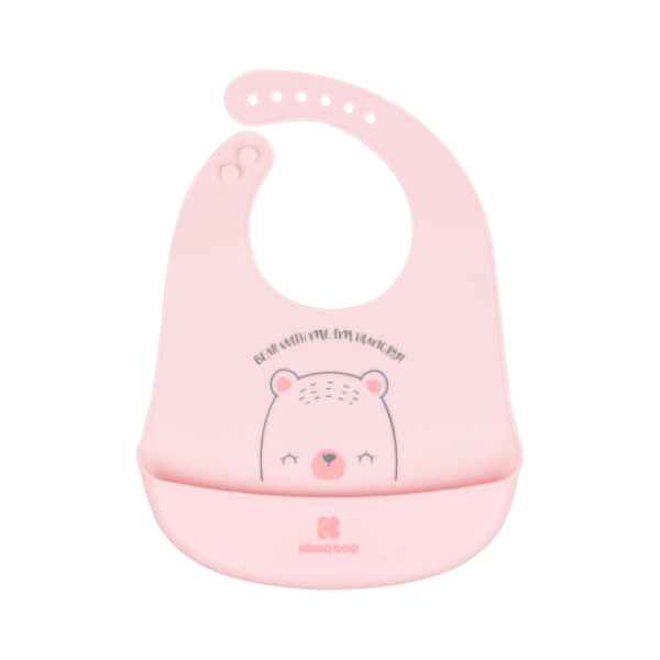 Силиконов лигавник Kikka Boo Savanna, Bear with me Pink-Pb7st.jpeg