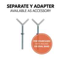 Предпазна преграда за бебе Hauck Open N Stop 2 + удължител 9 см, White-PbfSp.jpeg