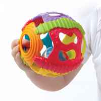 Разноцветна топка дрънкалка Playgro Shake Rattle and Roll Ball, 6м+-Pga4J.jpeg