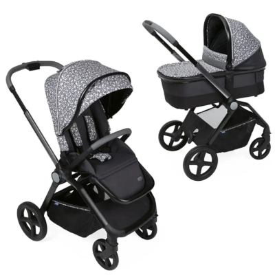 Бебешка комбинирана количка 2в1 Chicco Mysa, Charming Grey РАЗПРОДАЖБА