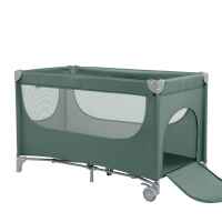 Бебешка кошара на две нива Kikka Boo Nighty Night, Green 2026-PnAE1.jpeg