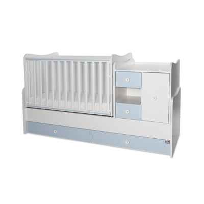 Бебешко легло Lorelli MiniMAX NEW 190/72, БЯЛО/BABY BLUE