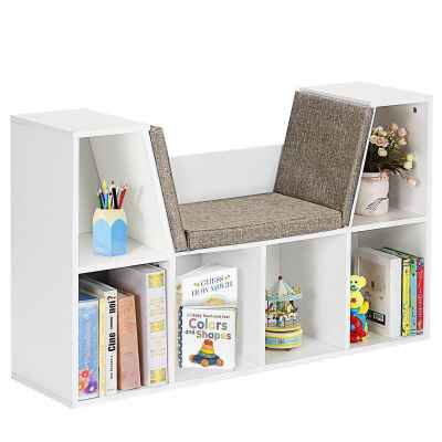 Детска етажерка, библиотека, пейка 3в1 Ginger Home