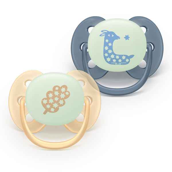 2 бр. залъгалки Philips Avent Ultra Soft NightTime 6-18м, пастелни момче-Q34aP.jpeg