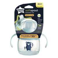 Неразливаща се чаша Tommee Tippee Soft Spout, BACSHIELD, с дръжки, синя с Мече, 150 мл, 4м+-QFt8k.jpeg