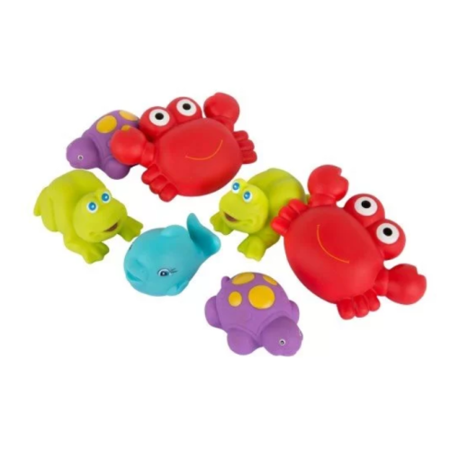 Играчки за баня Playgro Морски животни, 7 бр.