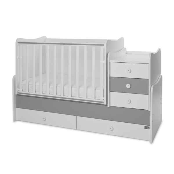 Бебешко легло Lorelli MAXI PLUS NEW 70/160, БЯЛО/STONE GREY-3BOX-QJs9o.jpeg