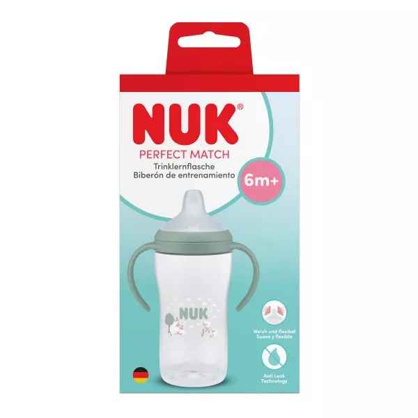 Шише за сок Nuk Perfect Match, 260 мл., 6+мес., Овца, зелено-QK8s5.jpeg