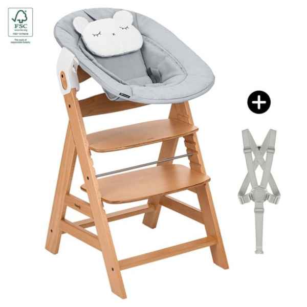Дървено столче за хранене с шезлонг Hauck Alpha+ Newborn Set, Nature Grey-QUqPf.jpeg