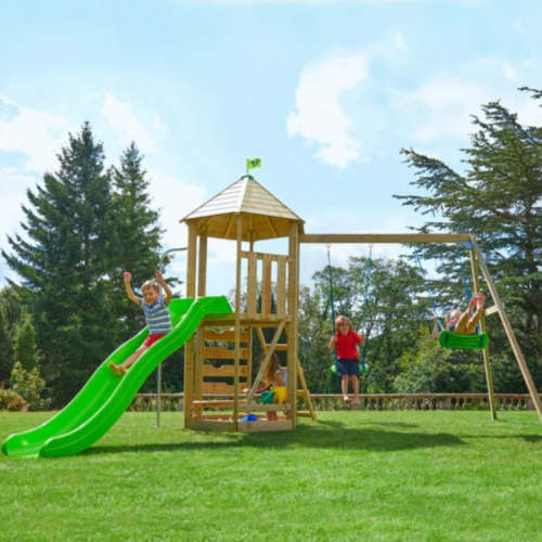 Детска площадка с пързалка и люлки TP Toys Castlewood