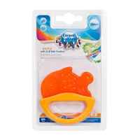 Силиконова дрънкалка с мека чесалка 0м+ Canpol, оранжева рибка-R2TOB.jpg