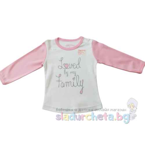 Бебешка блуза Topolino, бяла