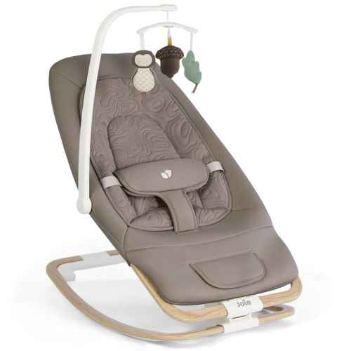 Бебешки шезлонг Joie dreamer Portrait, с вибрация и музика, Strata Acord Wood